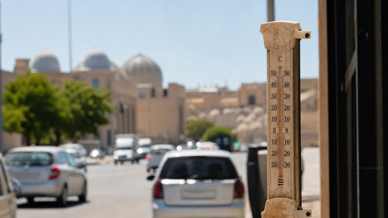 Рекордная жара в Узбекистане: 18–19 июля столбик термометра достигал 49°C