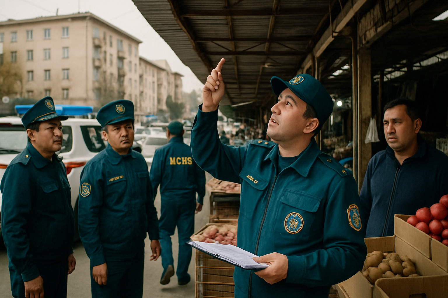 МЧС нашло нарушения пожарной безопасности на «Куйлюке» и частично закрыло рынок