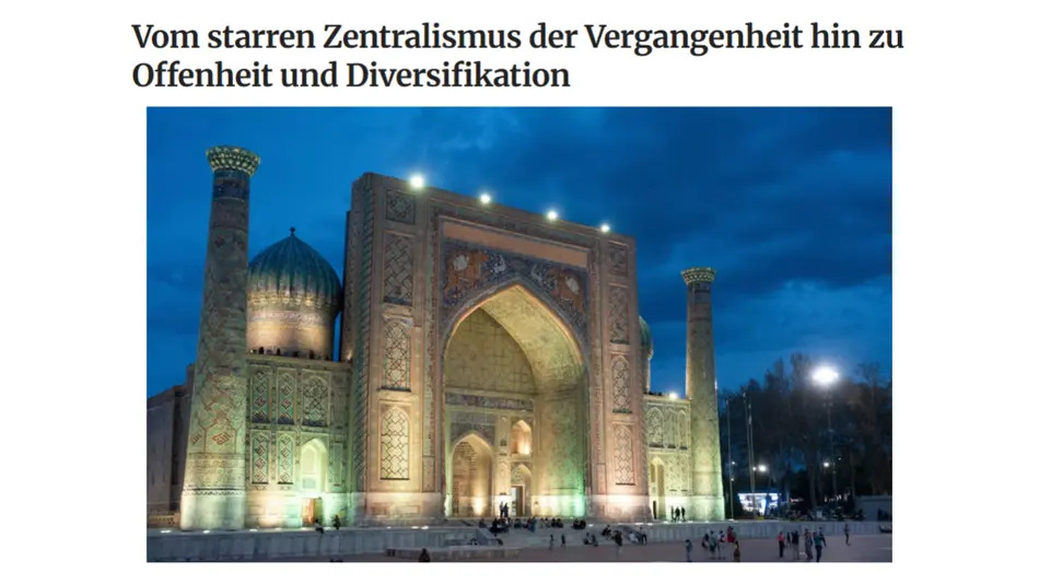 Berliner Zeitung: Узбекистан вырос в 10 раз с 1991 года и теперь делает ставку на инновации